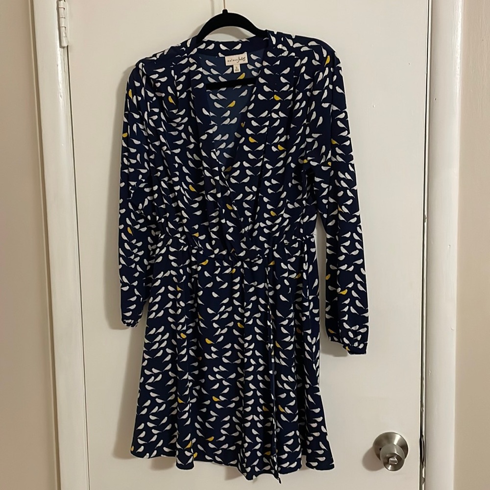 Bird print dress